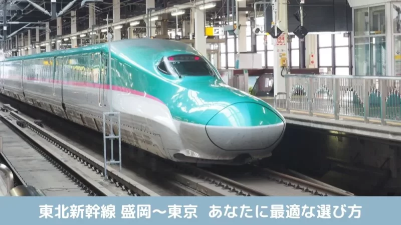 東北新幹線 盛岡〜東京 あなたに最適な選び方