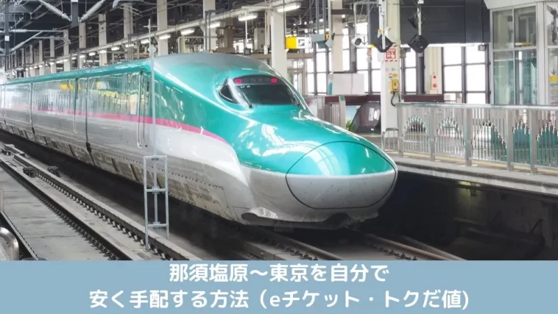 那須塩原〜東京を自分で安く手配する方法